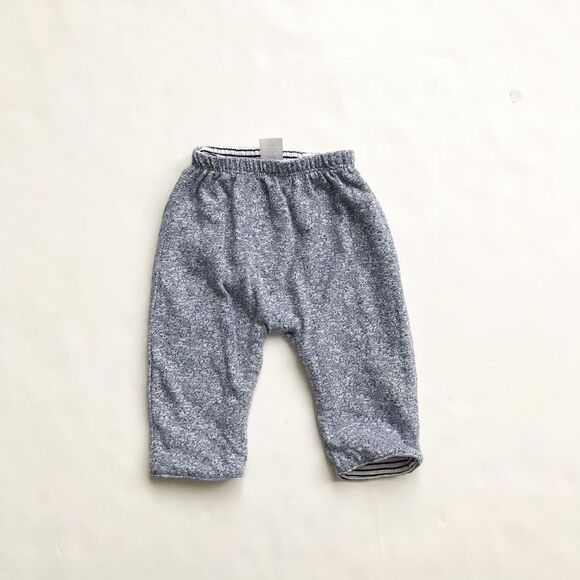 Babygap stripe/blue reversible casual pants EUC 0-3 months - Picture 1 of 5